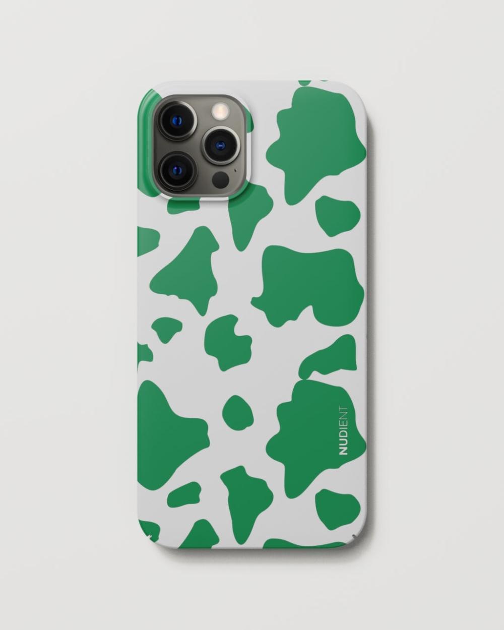 iPhone 12 Pro Max | Thin Case – Moo White/Green / iPhone 12 Pro Max iPhone 12 Pro Max Green