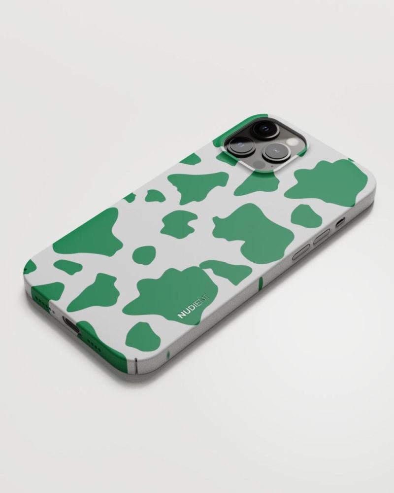 iPhone 12 Pro Max | Thin Case – Moo White/Green / iPhone 12 Pro Max iPhone 12 Pro Max Green