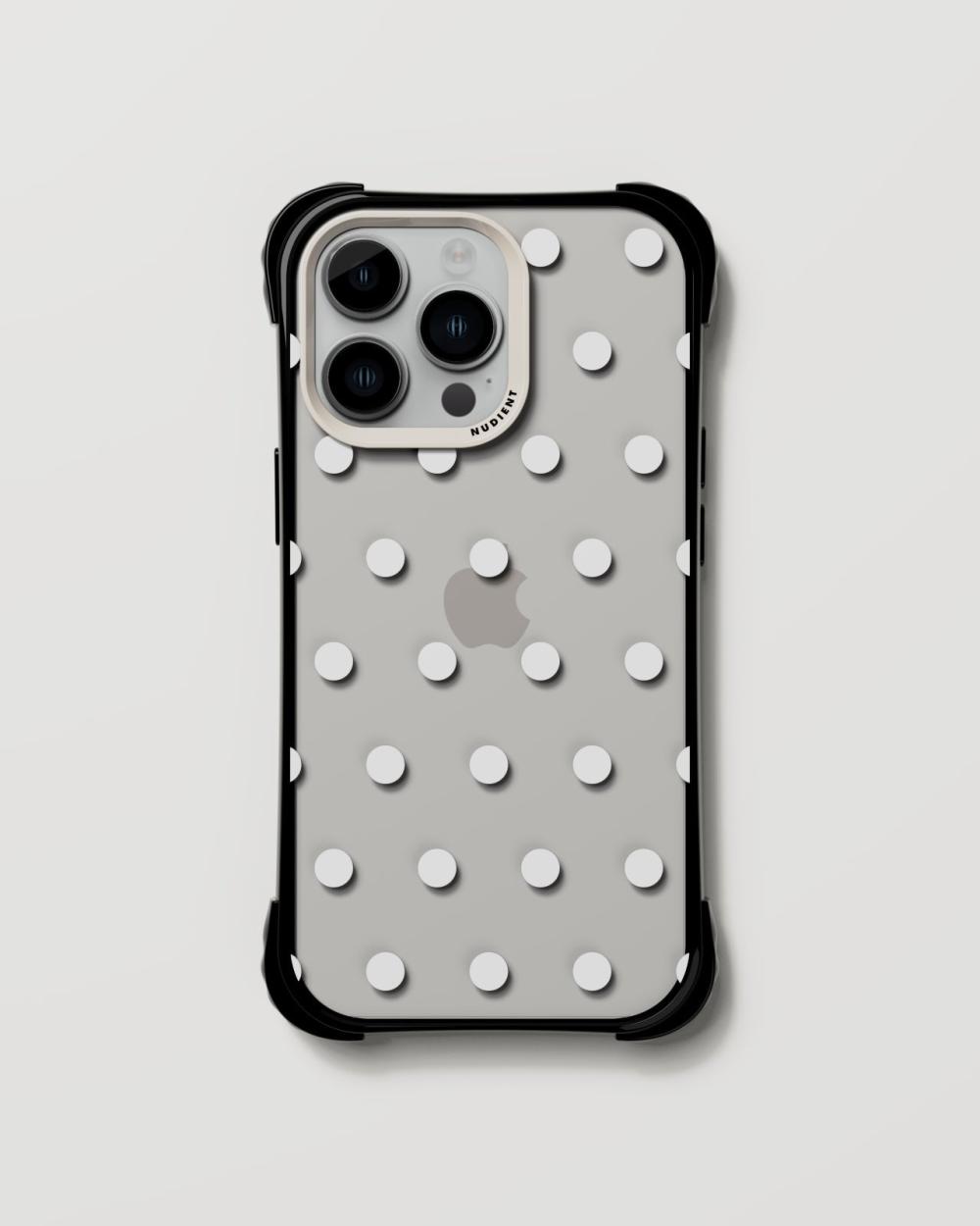 iPhone 13 Pro | Form Bumpy Case – Milky Polka / iPhone 13 Pro iPhone 13 Pro iPhone 13 Pro