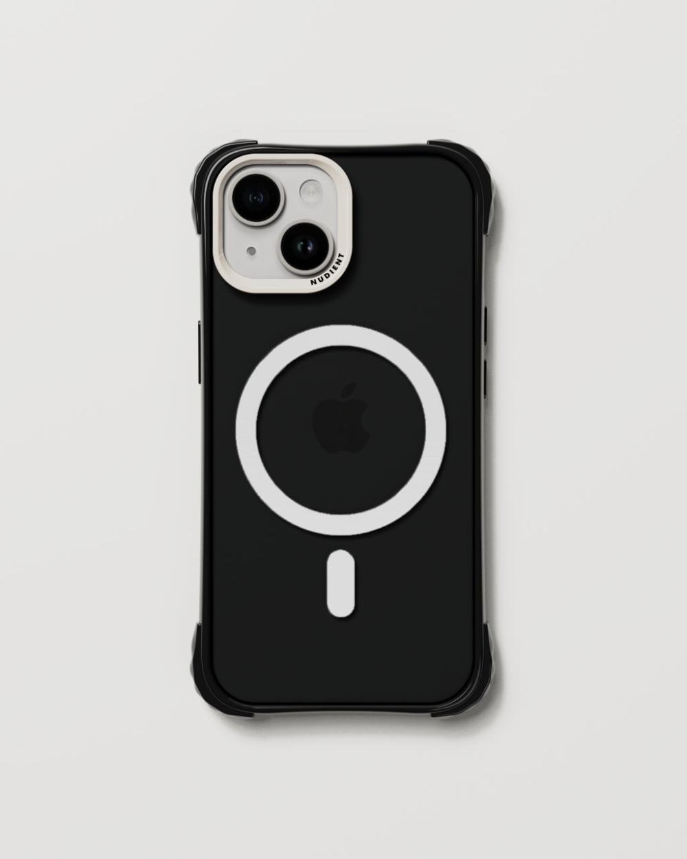 iPhone 15 | Form Bumpy Case – Clear Black / iPhone 15 with MagSafe iPhone 15 Clear Black